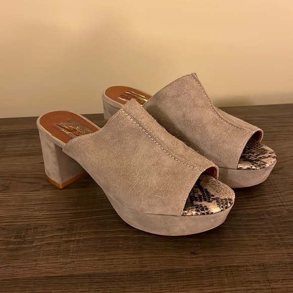 Free People Shoes - Free People Block Heel Mules